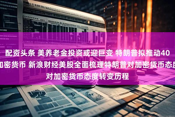 配资头条 美养老金投资或迎巨变 特朗普拟推动401(k)纳入加密货币 新浪财经美股全面梳理特朗普对加密货币态度转变历程